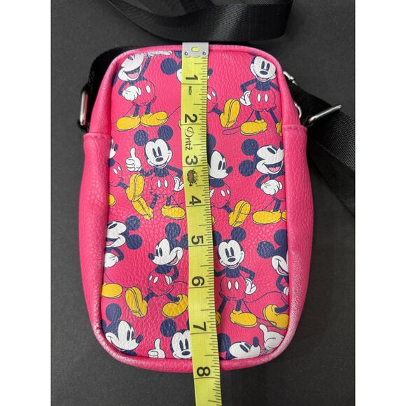 BUCKLE DOWN DISNEY Mickey Mouse ROSE PINK CROSSBODY WALLET SHOULDER BAG - Picture 7 of 15